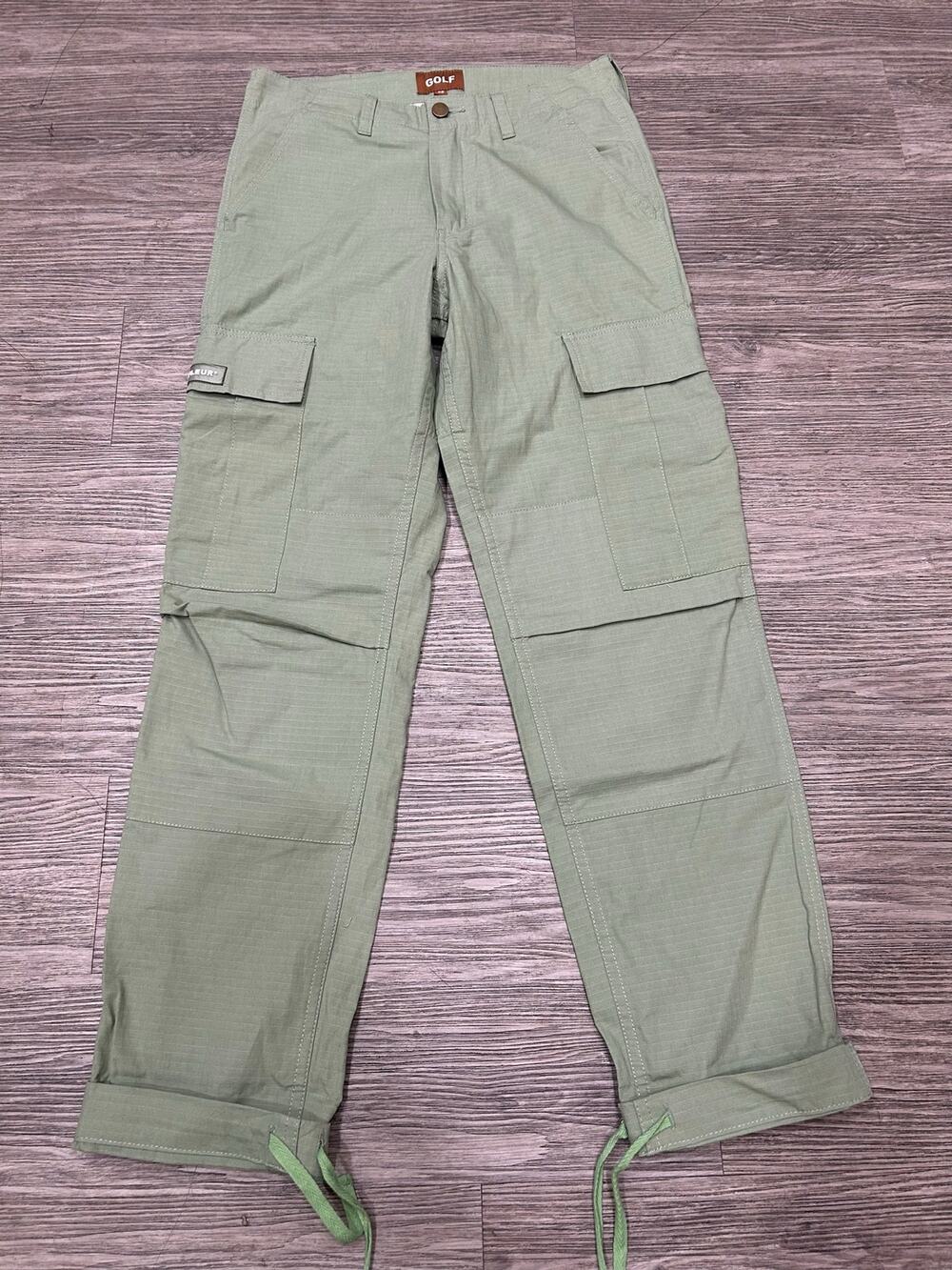 Golf Wang / Golf le Fleur Green Utility Cargo Pants Size 28 Tyler The Creator